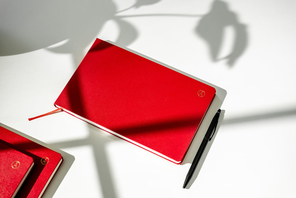 Crimson Red Notebooks